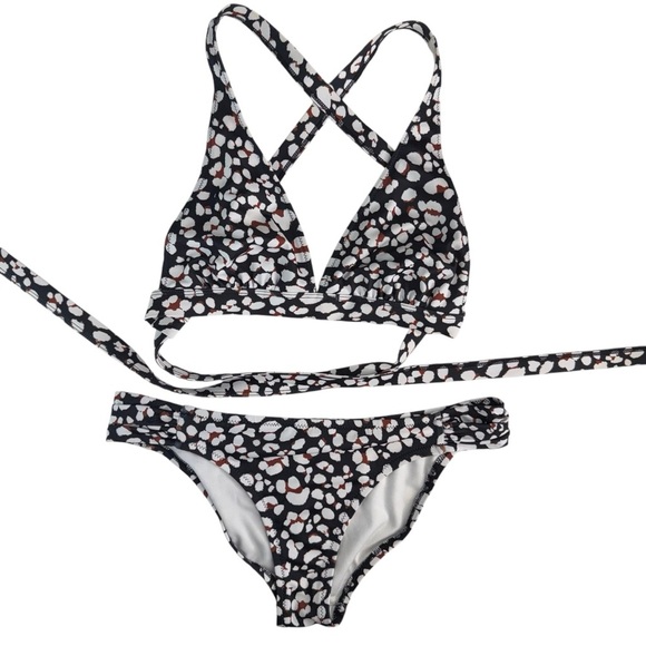 Jessica Simpson Animal Print Bikini SET Size S - Picture 1 of 16